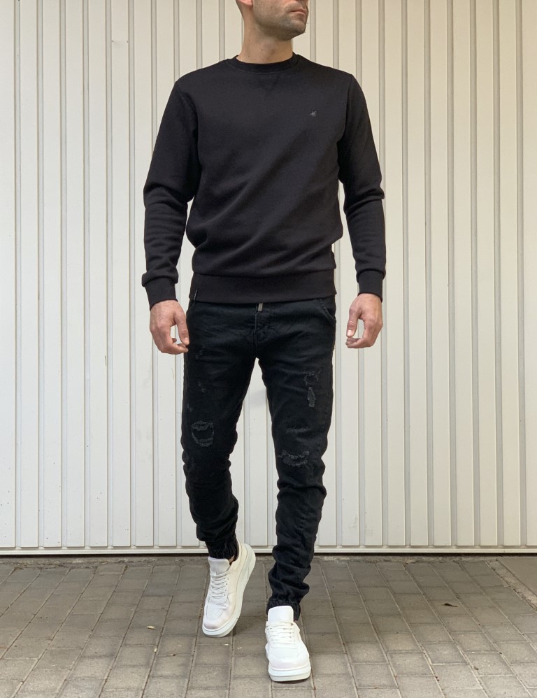 Us Grand Polo ανδρικό μαύρο φούτερ USF175B φωτογραφία